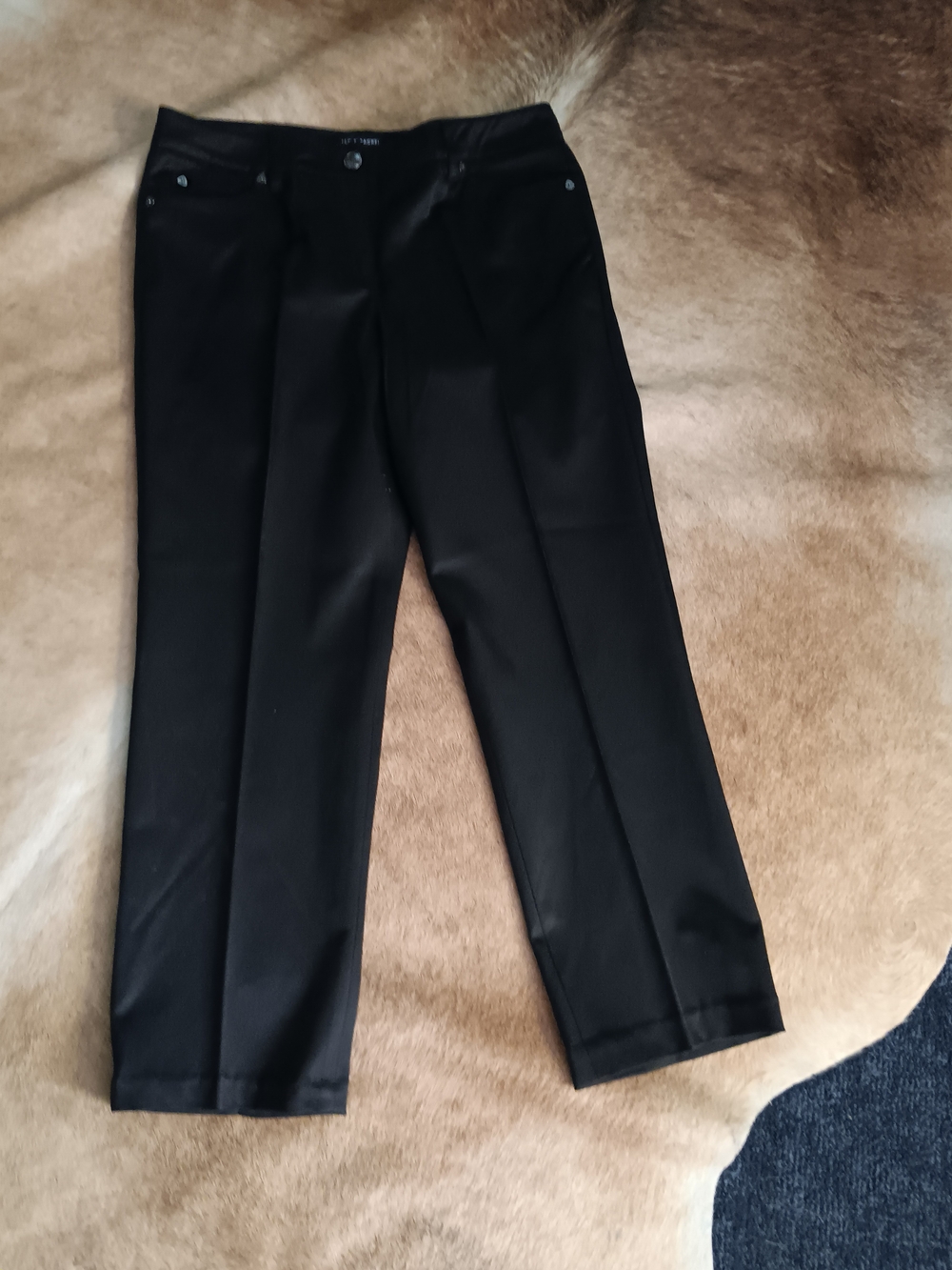 Zac & Rachel Women's Straight-Leg Dress Pants in Black